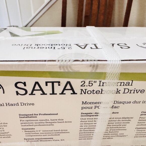 Seagate 160GB Notebook Internal 2.5" HD SATA 150 RTL Momentus ST9160821AS-RK - Picture 7 of 12